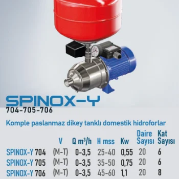 STAR SPINOX Y 705 M Monofaze Hidrofor Pompası