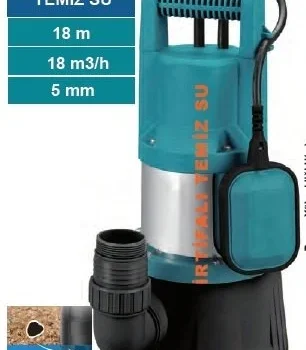 MOMENTUM PQL-1100V -1100W-220V- PLASTİK GÖVDELİ TEMİZ SU DRENAJ DALGIÇ POMPASI