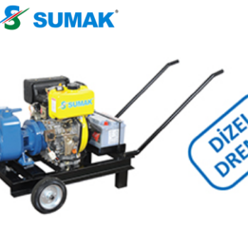 SUMAK DSM300/2 D 3000 DEVİR 4 HP MARŞLI DİZEL SU POMPASI