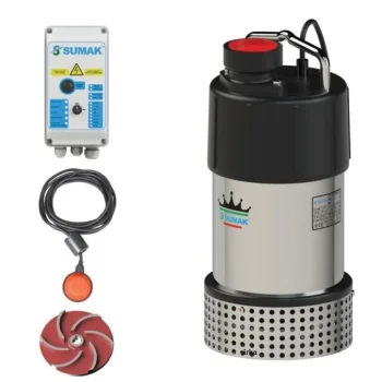 Sumak SDTV30/2 ZY Gömlek Soğutmalı Dalgıç 3 HP