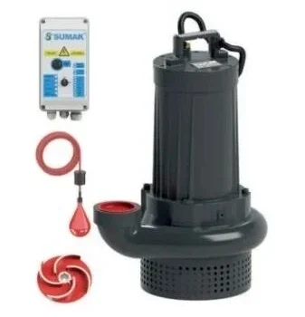 Sumak SDTV 20/2 VORTEX ÇARKLI ATIK SU / DRENAJ DALGIÇ POMPA